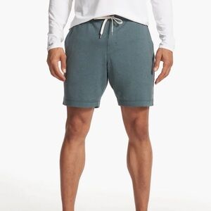 Vuori Men's Ponto Performance Shorts Large Lake Heather